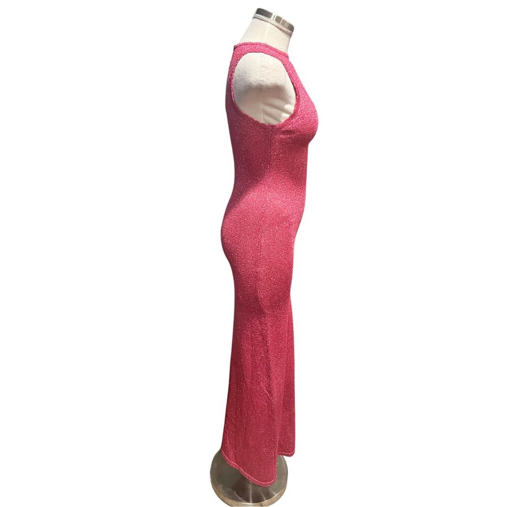 Princess Polly Tourista Maxi Dress Hot Pink Unlined Size  2 NWT - Picture 8 of 10